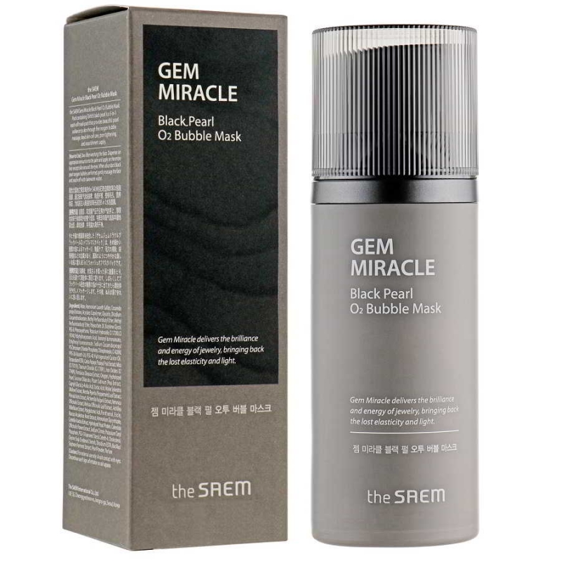 kislorodnaya-maska-s-ekstraktom-chernogo-zhemchuga-gem-miracle-black-pearl-o2-bubble-mask-50-gr-the-saem1