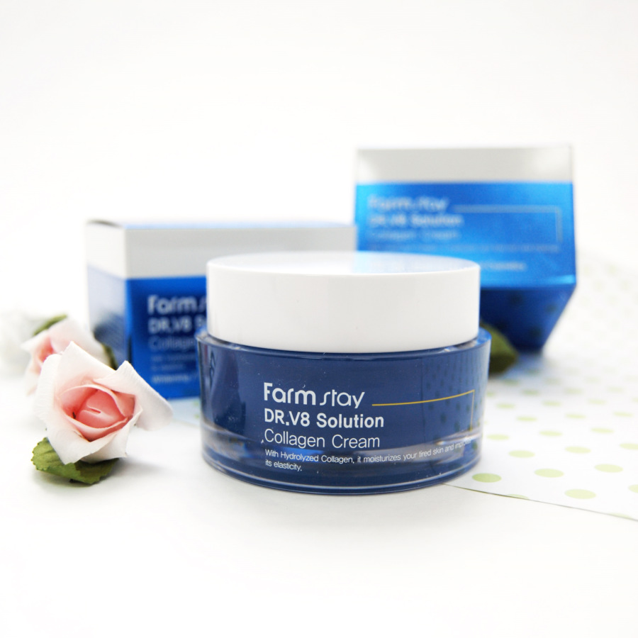 FarmStay_DR.V8_Solution_Крем_для_лица_Коллаген,_Collagen_Cream_2