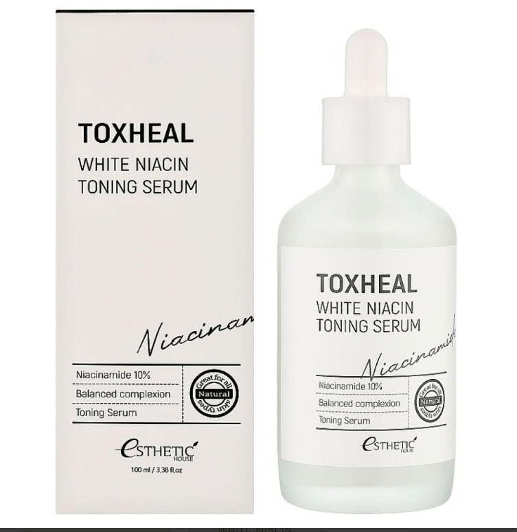 ESTHETIC HOUSE TOXHEAL WHITE NIACIN TONING SERUM, 100 мл