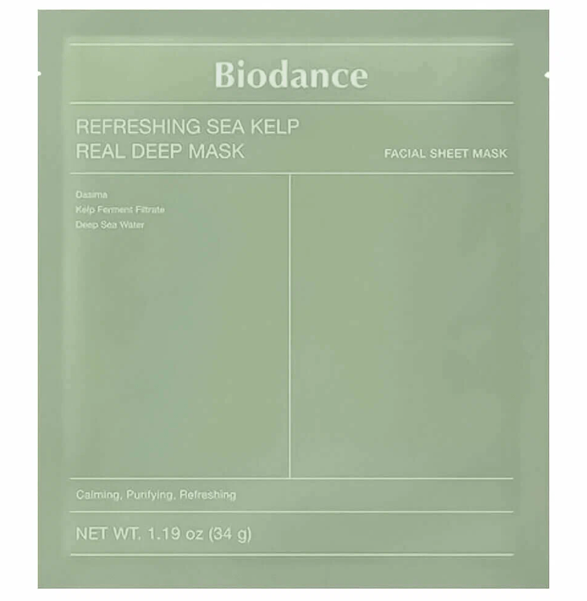 Biodance Refreshing Sea Kelp Real Deep Mask-min