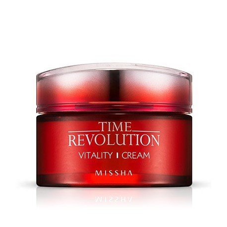 missha-time-revolution-vitality-cream-atjaunojošs-izlīdzinošs-krēms-nogurušai-ādai