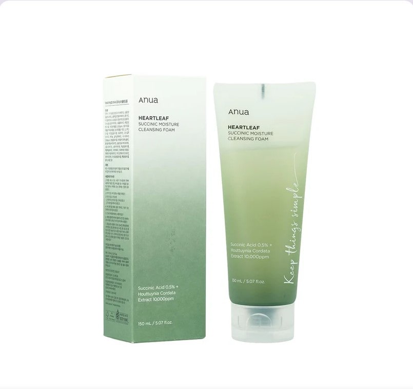 ANUA HEARTLEAF QUERCETINOL PORE DEEP CLEANSING FOAM, 150 мл-min