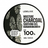 Гель универсальный с углем Lebelage Moisture Charcoal Purity 100% Soothing Gel 300 мл ш