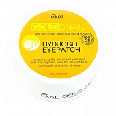 Патчи для глаз с экстрактом золота и улитки Ekel Gold Snail Hydrogel Eye Patch