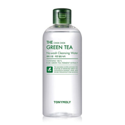 Мицеллярная вода с экстрактом зеленого чая Tony Molly The Chok Chok Green Tea No-wash Cleansing Water