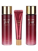 Набор для лица уходовый антивозрастной ROYAL NATURAL 24K Collagen Skin Care 2 Set (тонер, эмульсия, крем для глаз)