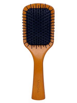 Расческа для волос MISSHA Wooden Cushion Hair Brush Medium, 1шт