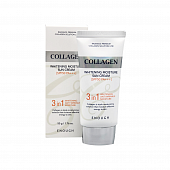 Солнцезащитный крем с коллагеном Enough Collagen 3in1 Whitening Moisture Sun Сream SPF50 P+++