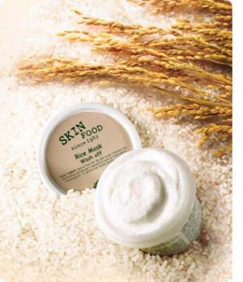 Рисовая очищающая маска Skinfood Rice Mask Wash Off