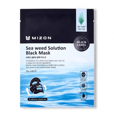 Маска для лица тканевая Mizon Solution Black Mask