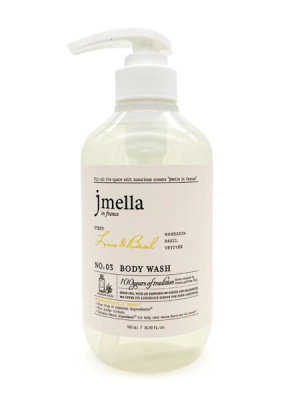 Парфюмированный гель для душа JMELLA IN FRANCE LIME & BASIL BODY WASH, 500мл