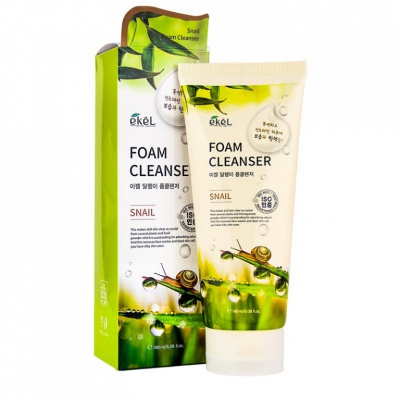 Пенка для умывания с муцином улитки Ekel Foam Cleanser Snail 180 мл