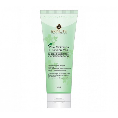 Маска очищающая и стягивающая поры Skinlite