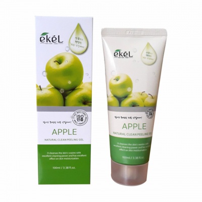 Пилинг-скатка с экстрактом зеленого яблока Ekel Natural Clean Peeling Gel Apple 100 мл