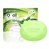 Мыло для лица с огурцом 3W Clinic Cucumber Beauty Soap