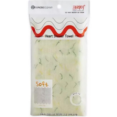 Мочалка для душа Sungbocleamy Heart Shower Towel