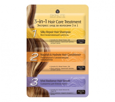 Экспресс уход за волосами 3в1 Skinlite