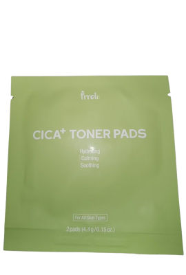 Тонер пэды с центеллой PRRETI CICA PLUS TONER PADS, 1шт