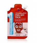 Маска-пленка очищающая Eyenlip Pocket Collagen Active Peel Off Pack  