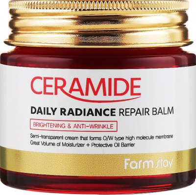 Крем-бальзам укрепляющий для лица с керамидами Farmstay Ceramide Daily Radiance Repair Balm