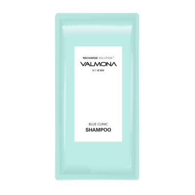 Шампунь для волос Увлажнение пробник Evas Valmona Recharge Solution Blue Clinic Shampoo Sample