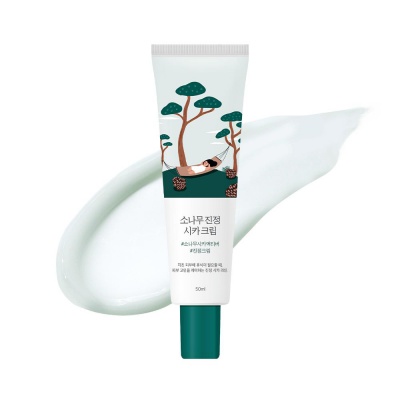 Крем с экстрактами сосны и центеллы для проблемной Round Lab Pine Calming CicaCream, 50мл