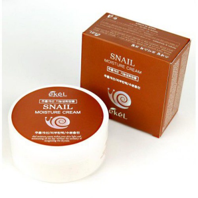 Крем для лица с муцином улитки  Ekel Snail Moisture Cream 