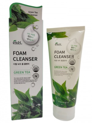 Пенка для умывания с экстрактом зеленого чая Ekel Foam Cleanser Green Tea 180 мл