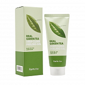 Гель отшелушивающий с экстрактом зеленого чая Farmstay Real Green Tea Deep Clear Peeling Gel 