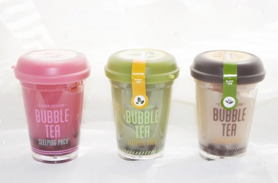 Маска ночная для лица Etude House Bubble Tea Sleeping Pack