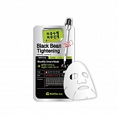 Тканевая маска для лица сужение пор WellDerma Black Bean Tightening Weekly Smart Mask