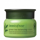 Крем для лица с экстрактом зеленого чая Innisfree Green Tea Balancing Cream