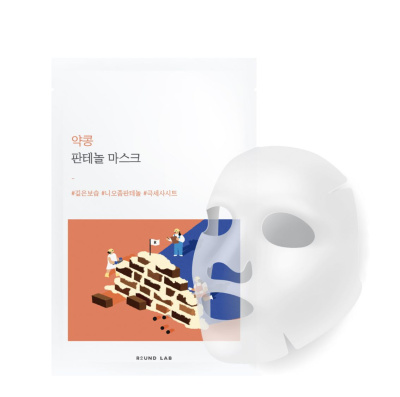 Маска тканевая барьерная с чёрной соей и пантенолом ROUND LAB Soybean Panthenol Mask, 25 мл