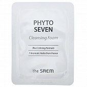 Пенка для умывания пробник The Saem Phyto Seven Cleansing Foam Sample 