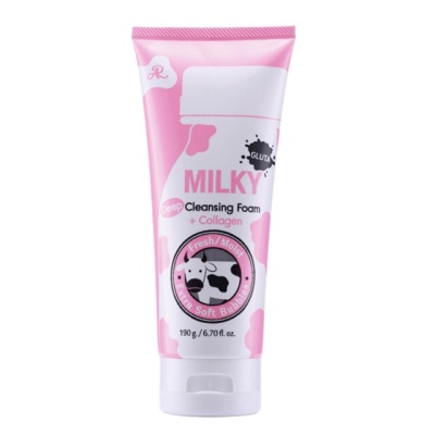 Пенка для умывания с молочным протеином и коллагеном AR Gluta Milky Cleansing Foam&Collagen, 190 мл