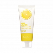 Пилинг-гель для лица с экстрактом лимона Farmstay Real Lemon Deep Clear Peeling Gel