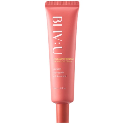 Лифтинг крем для глаз с коллагеном и  пептидами Round Lab Bliv:u Collagen Bouncing Firming Eye Cream