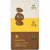 Трехступенчатый набор патчей для очищения кожи Innisfree Jeju Volcanic Blackhead 3 Step Program