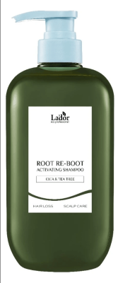 Шампунь для жирной кожи головы LA'DOR ROOT RE-BOOT ACTIVATING SHAMPOO CICA & TEA TREE, 350мл