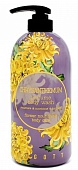 Гель для душа парфюмированный с экстрактом  хризантемы Jigott Chrysanthemum Perfume Body Wash, 750мл