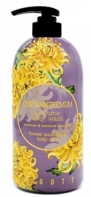 Гель для душа парфюмированный с экстрактом  хризантемы Jigott Chrysanthemum Perfume Body Wash, 750мл