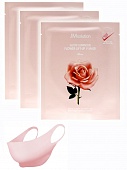 Маска-бандаж для подбородка и шеи цветочная JMSolution Glow Luminous Flower Lift-Up V Mask Rose