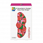 Полоски для носа очищающие Purederm Strawberry Design Nose Pore Tips