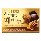 Мыло-скраб мед и каштан Mukunghwa Honey&Chestnut Scrub Soap