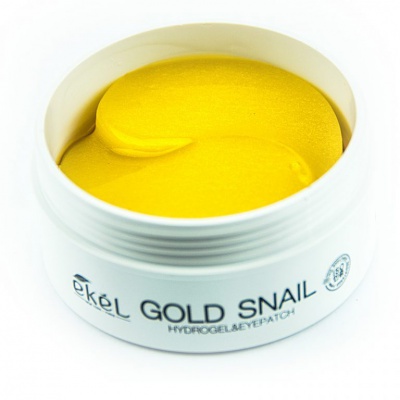 Патчи для глаз с экстрактом золота и улитки Ekel Gold Snail Hydrogel Eye Patch