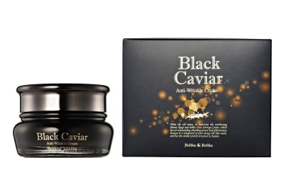 Крем для лица чёрная икра Holika Holika Black Caviar Anti-Wrinkle Cream, 50 мл