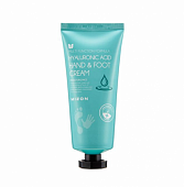 Крем для рук и ног с гиалуроновой кислотой Mizon Hyaluronic Acid Hand & Foot Cream