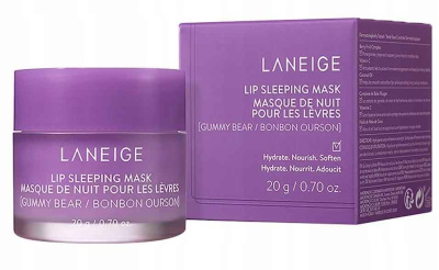 Маска для губ с ароматом мармеладных мишек LANEIGE LIP SLEEPING MASK EX GUMMY BEAR, 20мл