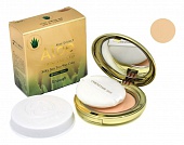 Пудра для лица с коэнзим Q10 и алоэ со сменным блоком Enough Coenzyme Q10 Aloe silky sun Twowaycake