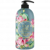 Гель для душа парфюмированный с экстрактом лотоса Jigott Lotus Perfume Body Wash, 750мл